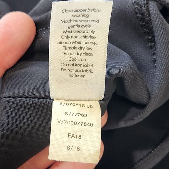 Athleta Stellar Tight Womens S Black Urban Pull On Commuter Stretch Ankle Active - Picture 9 of 11